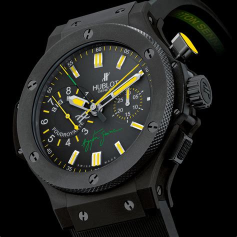 montre hublot ayrton senna|Hublot king senna limited edition.